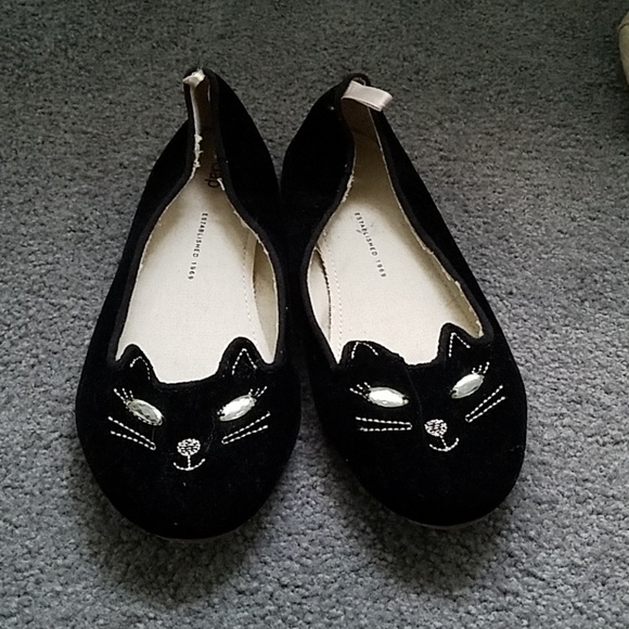 cat ballet flats